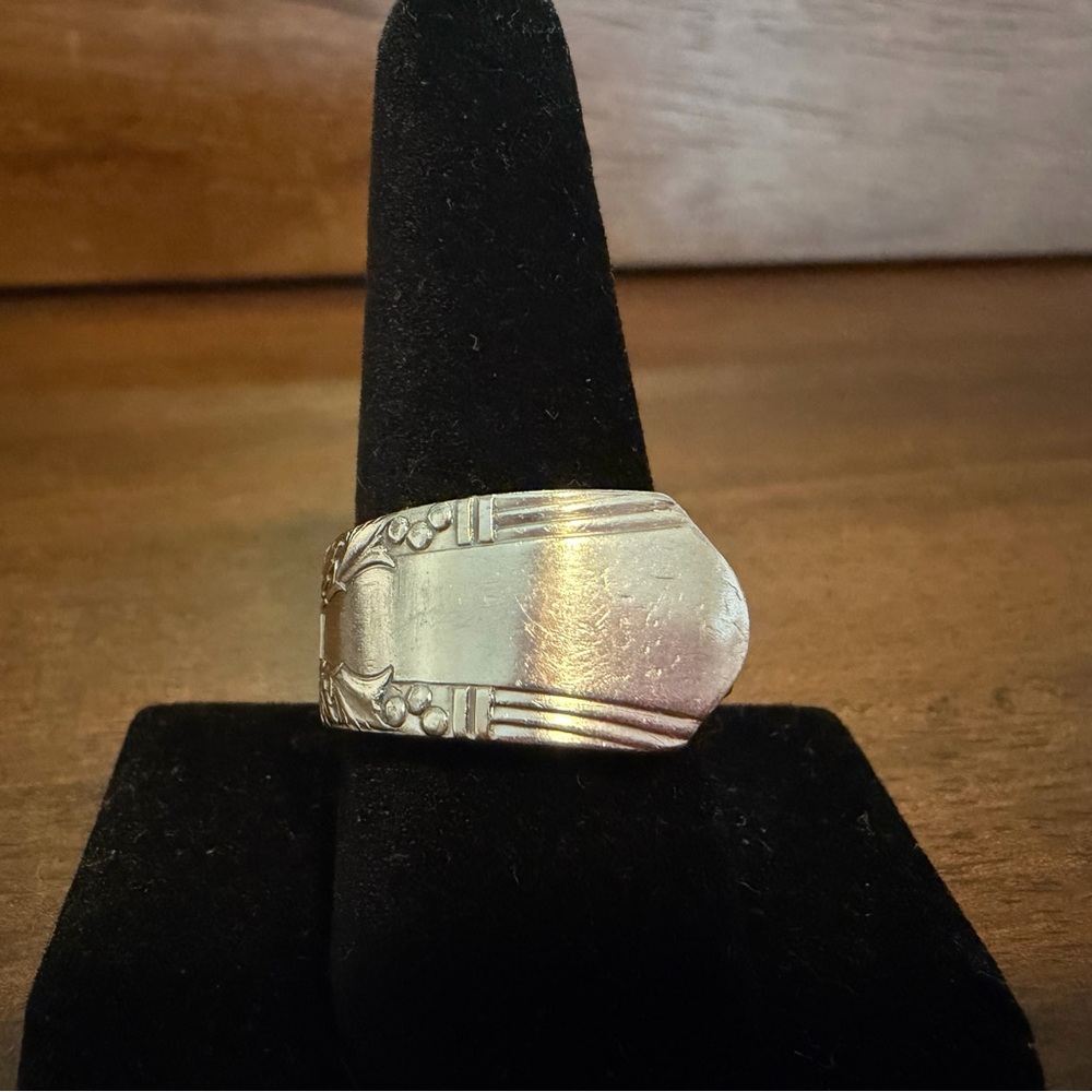 Handmade Spoon Ring - Picture 1 of 13